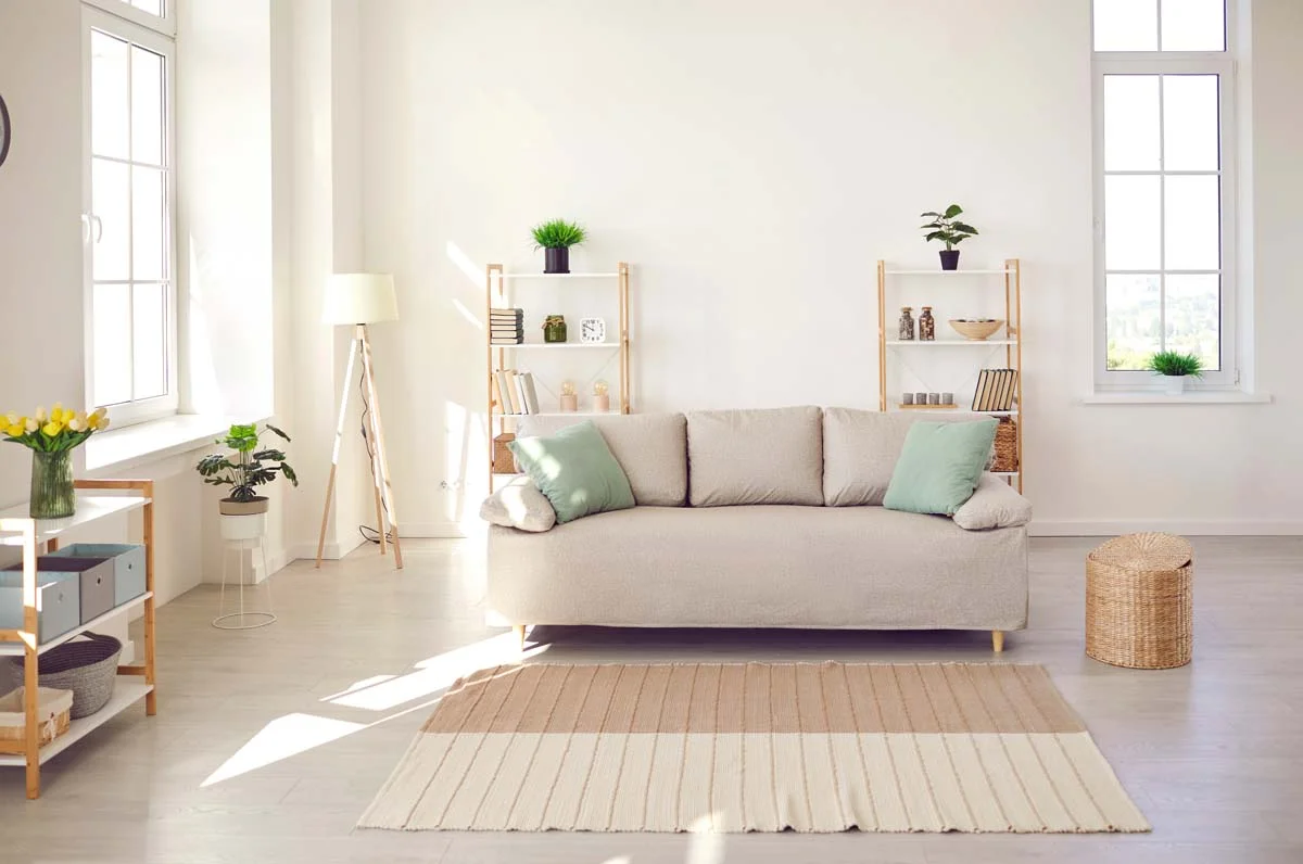 A clean and safe interior of a professionally managed vacation rental home