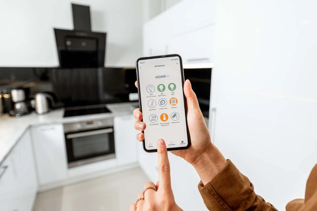 An automated energy management system used in an Airbnb smart home to control utility costs