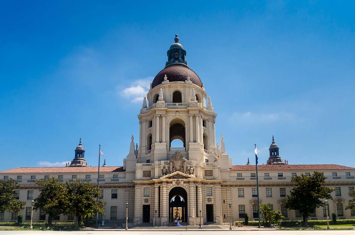 Historic Pasadena City Hall, one of the popular landmarks in Pasadena that attracts guests