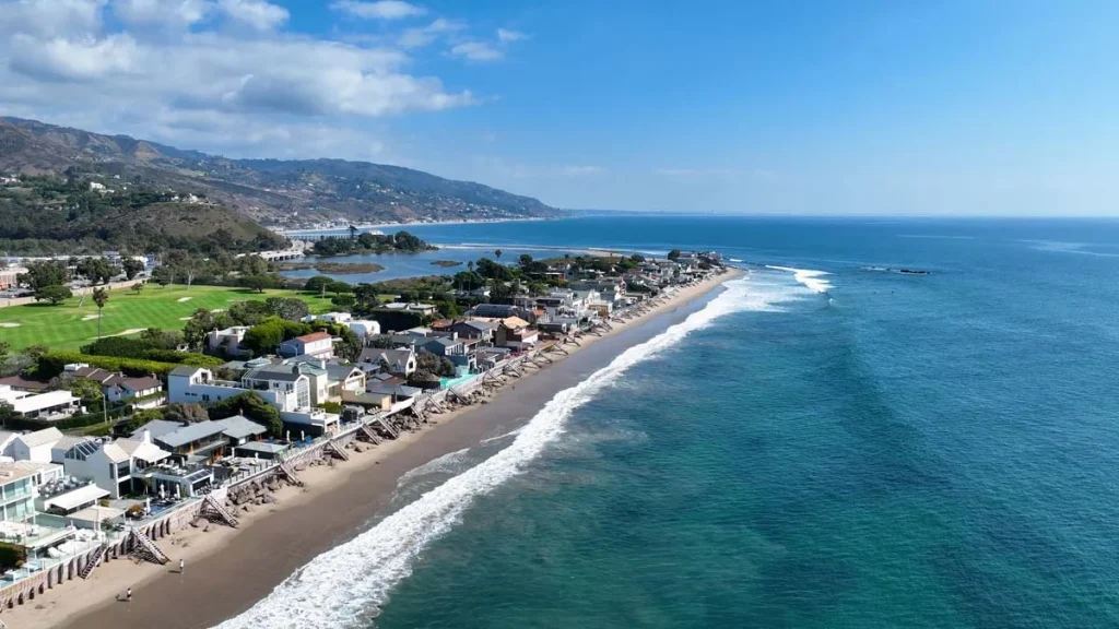 Luxury Malibu properties along the California coastline, perfect for short term rentals