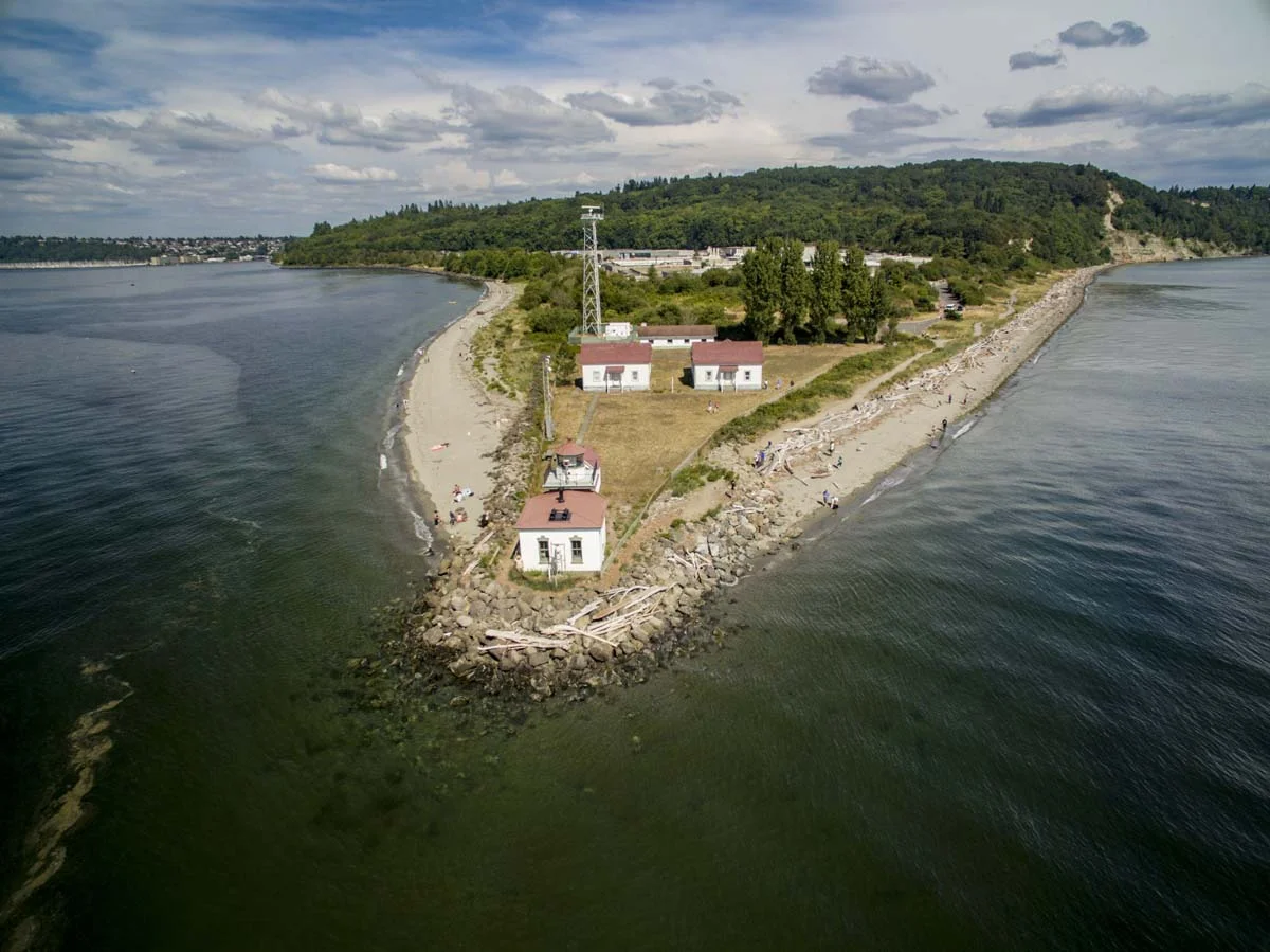Scenic photo of Discovery Park with views of the ocean in Seattle