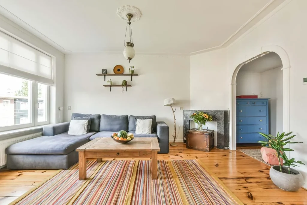 A beautiful modern house representing a successful investment and property management