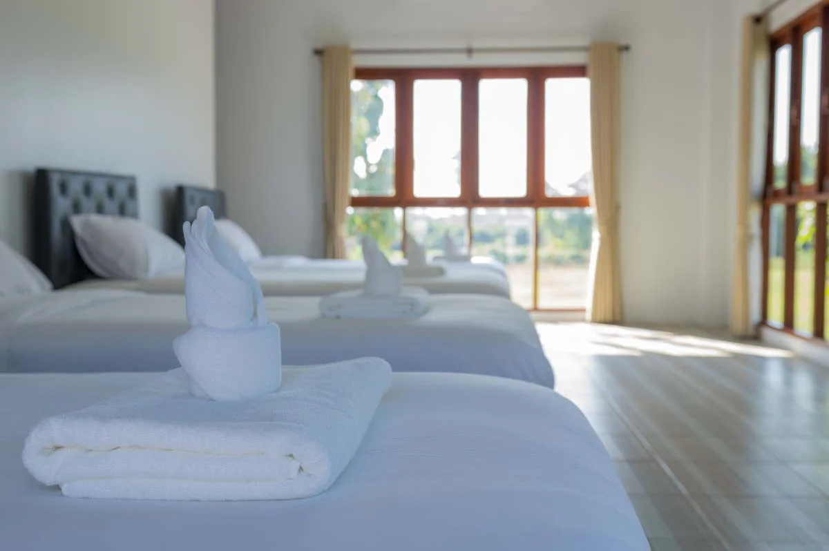 A cozy and well-prepared guest room for a short term rental in a primary residence