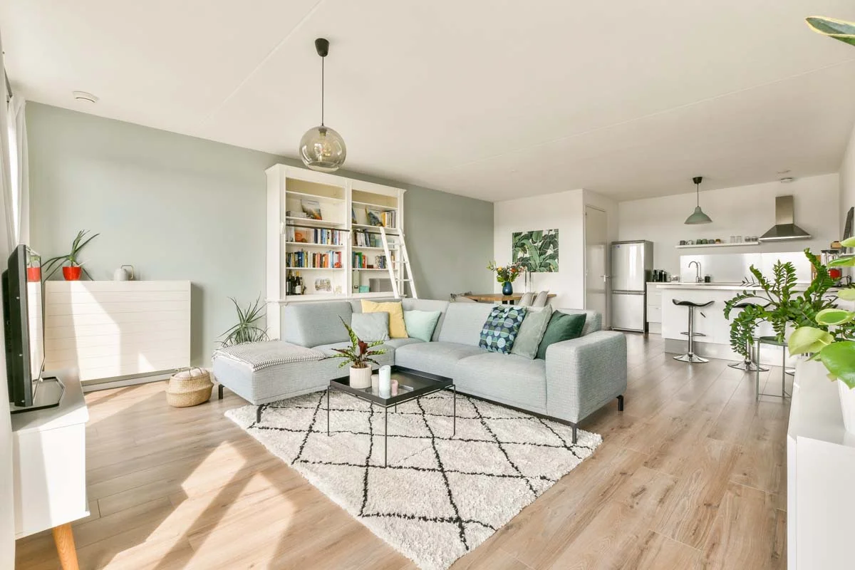 A well furnished short term rental living room that helps boost STR income