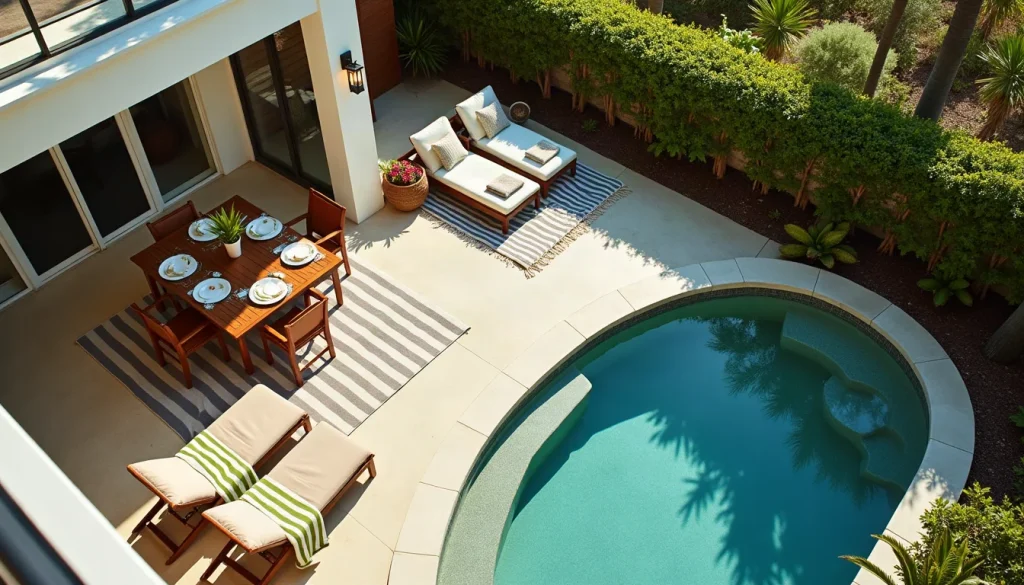 Modern vacation home with a pool in Florida