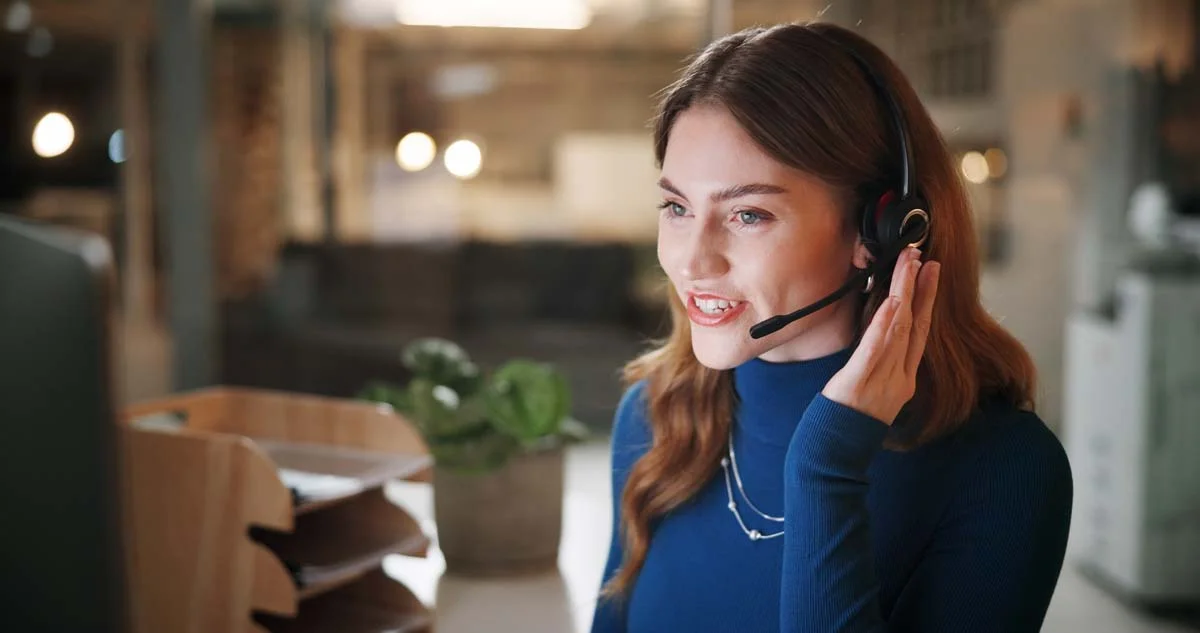 A property manager answering guest communication messages promptly